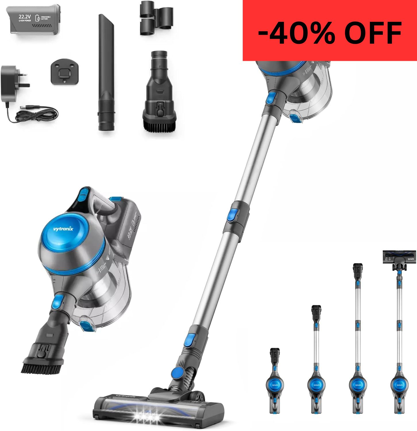 Odkurzacz bezprzewodowy 4w1